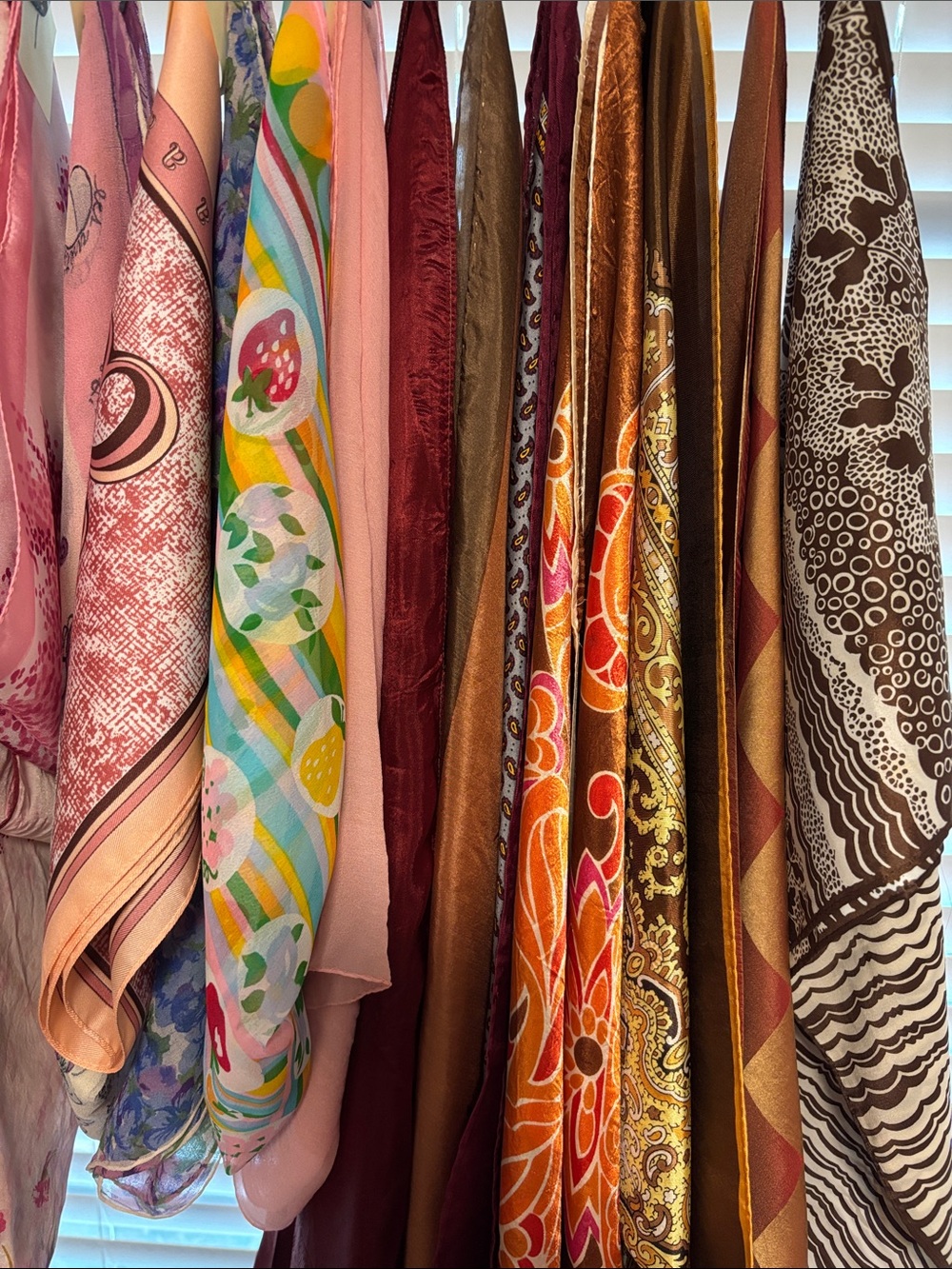 Vintage scarves brown